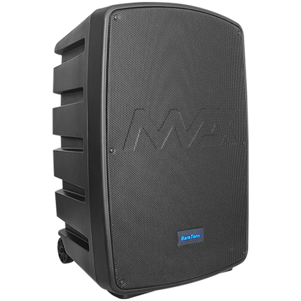 Baretone MAX12NB 12" Portable Speaker Bluetooth with Two UHF Wireless Microphone ( MAX 12NB MAX-12NB )