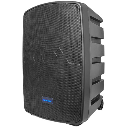 Baretone MAX12NB 12" Portable Speaker Bluetooth with Two UHF Wireless Microphone ( MAX 12NB MAX-12NB )