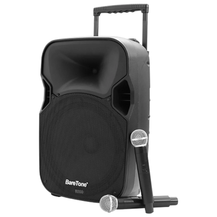 Baretone MAX12AL 12" Portable Speaker with Two UHF Wireless Microphone ( MAX-12AL MAX 12AL )