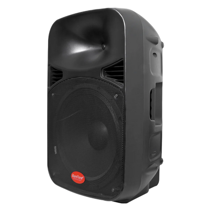Baretone MAX15MHWR 15" Portable Speaker with Two UHF Wireless Microphone ( MAX 15MHWR MAX-15MHWR )