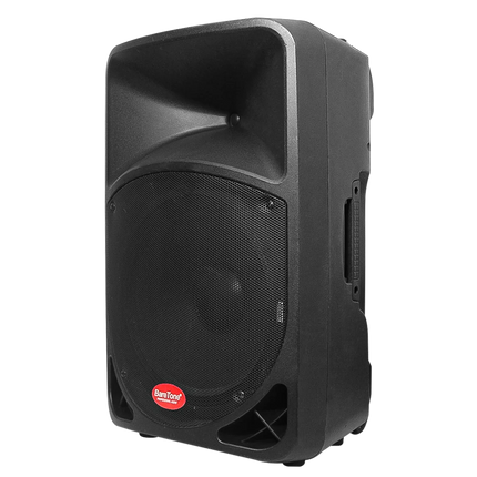 Baretone BT-3H1515BWR 15" Portable Speaker With Two Handheld Wireless Mic ( BT 3H1515BWR BT3H1515BWR )