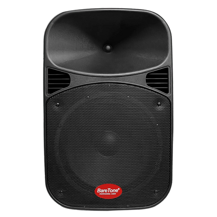 Baretone MAX12MHWR 12" Portable Speaker with Two UHF Wireless Microphone ( MAX 12MHWR MAX-12MHWR )