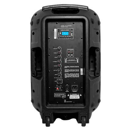Baretone MAX12MHWR 12" Portable Speaker with Two UHF Wireless Microphone ( MAX 12MHWR MAX-12MHWR )
