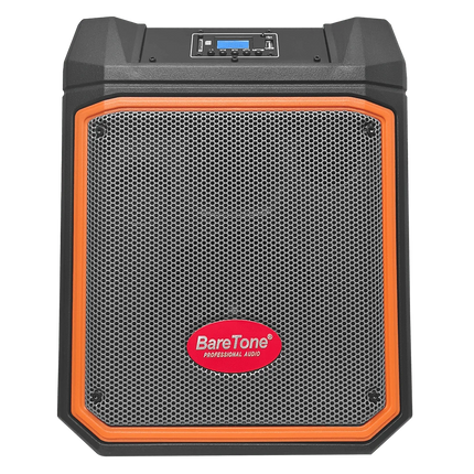 Baretone MAX06MG 6.5" Portable Speaker With Two Handheld Wireless Mic ( MAX 06MG MAX-06MG )