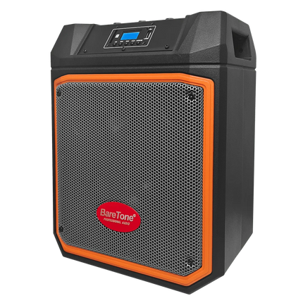 Baretone MAX06MG 6.5" Portable Speaker With Two Handheld Wireless Mic ( MAX 06MG MAX-06MG )