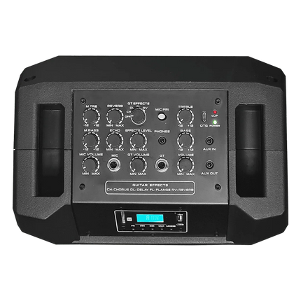 Baretone MAX06MG 6.5" Portable Speaker With Two Handheld Wireless Mic ( MAX 06MG MAX-06MG )