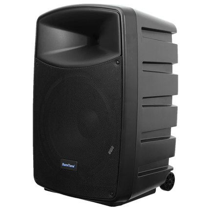 Baretone MAX12HB 12" Portable Speaker with Two UHF Wireless Microphone ( MAX-12HB MAX 12HB )