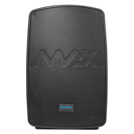 Baretone MAX12NB 12" Portable Speaker Bluetooth with Two UHF Wireless Microphone ( MAX 12NB MAX-12NB )
