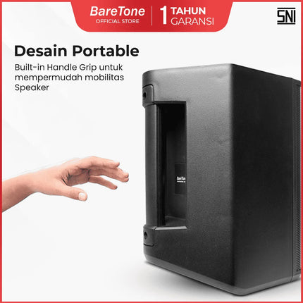 Baretone MAX05BX 5.5" Portable Speaker ( MAX-05BX MAX 05BX )