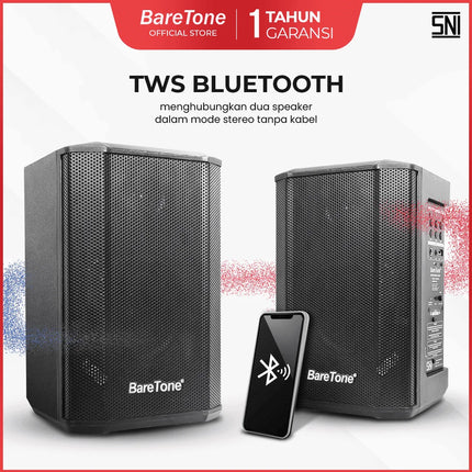 Baretone MAX05BX 5.5" Portable Speaker ( MAX-05BX MAX 05BX )