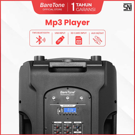 Baretone MAX15C 15" Portable Active Speaker ( MAX 15C MAX-15C )