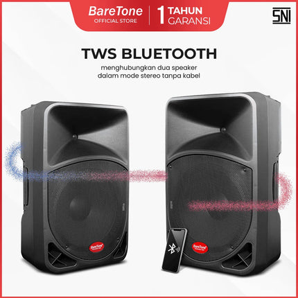 Baretone MAX15C 15" Portable Active Speaker ( MAX 15C MAX-15C )