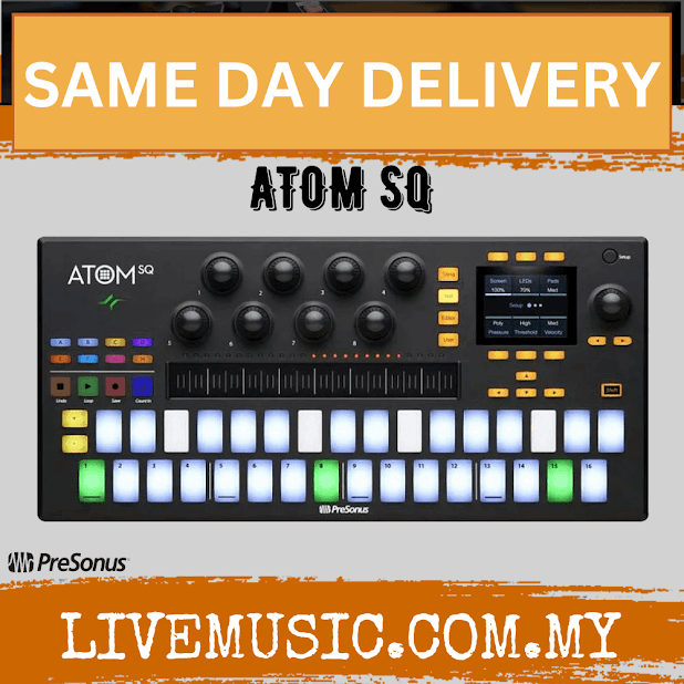 PreSonus ATOM SQ Hybrid MIDI Keyboard / Pad Performance and Production Controller
