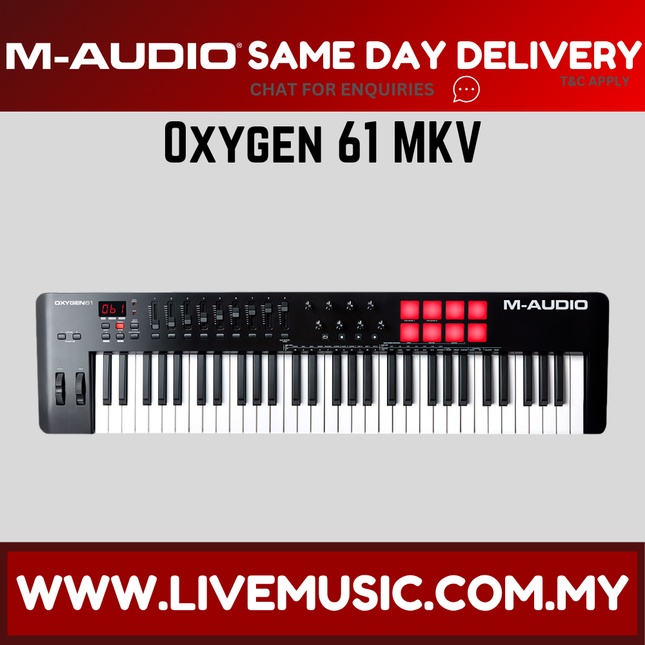 M-Audio Oxygen MKV 61 USB MIDI Controller (MKV61/MKV-61)