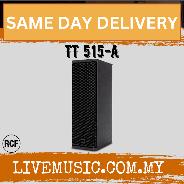 RCF TT 515-A Dual 5" 2000w Active 2-Way Speaker - Each / Pair ( TT 515 A / TT 515A / TT515-A )