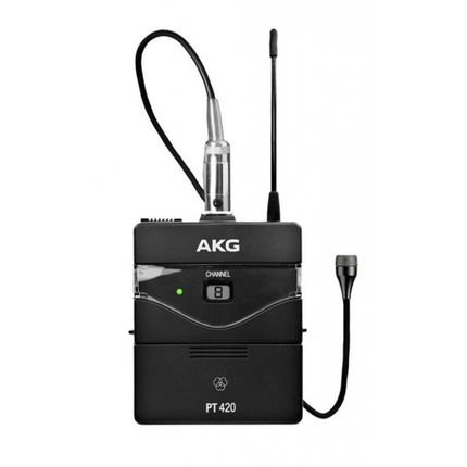 AKG WMS420 Presenter Set Professional Wireless Microphone System, Lavalier Mic (WMS-420/WMS 420)