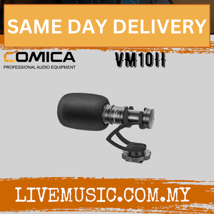 Comica Audio VM10II Micro Cardioid Condenser Shotgun Video Microphone (VM10-II VM10 II)