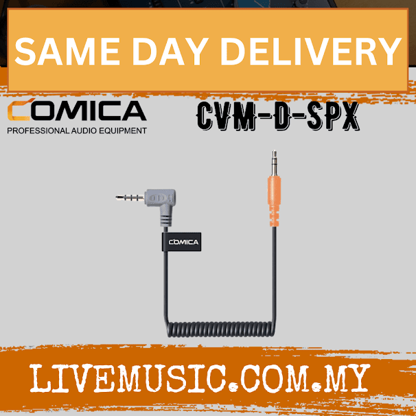 Comica CVM-D-SPX Audio Cable Adapter TRS 3.5mm Male to TRRS for Smartphone (CVM D SPX CVMDSPX)