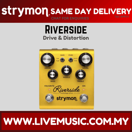 Strymon Riverside Multistage Drive Pedal / Overdrive Pedal