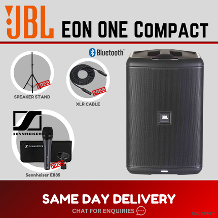 JBL EON One Compact Portable PA Speaker with Speaker Stand Free Cable ( EON / EON-ONE )