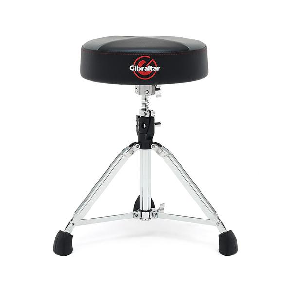 Gibraltar 9608RQPGB Pro Double Braced Round Throne, Grey/Black Quarter Panel (9608-RQPGB/9608 RQPGB)