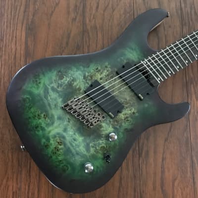 Cort KX500MS 6-Strings Electric Guitar Macassar Ebony Fretboard with Gig Bag - Star Dust Green (KX-500MS/KX 500MS)