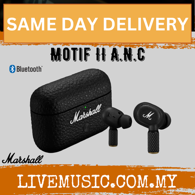 Marshall CE Motif ii ANC Wireless Bluetooth Earphone ( MOTIFIIANC MOTIF-II ANC )