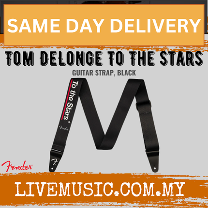 Fender Tom DeLonge To The Stars Guitar Strap, Black
