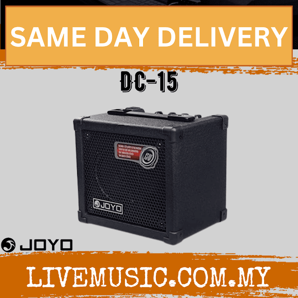 Joyo DC-15 15W Digital Guitar Amplifier with Delay Reverb Effect 36 Pattern Drum ( DC15 / DC15 )