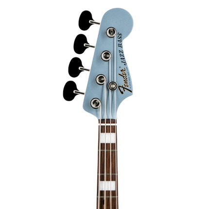 Fender FSR Collection Traditional Late 60s Jazz Bass Guitar, RW FB, Ice Blue Metallic