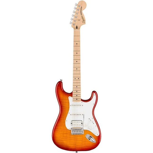 Squier Affinity Series HSS Stratocaster FMT Electric Guitar, Maple Fretboard - Sienna Sunburst
