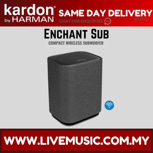 Harman Kardon Enchant Sub Compact Wireless Subwoofer With Powerful Bass ( ENCHANT SUB ENCHANT-SUB )