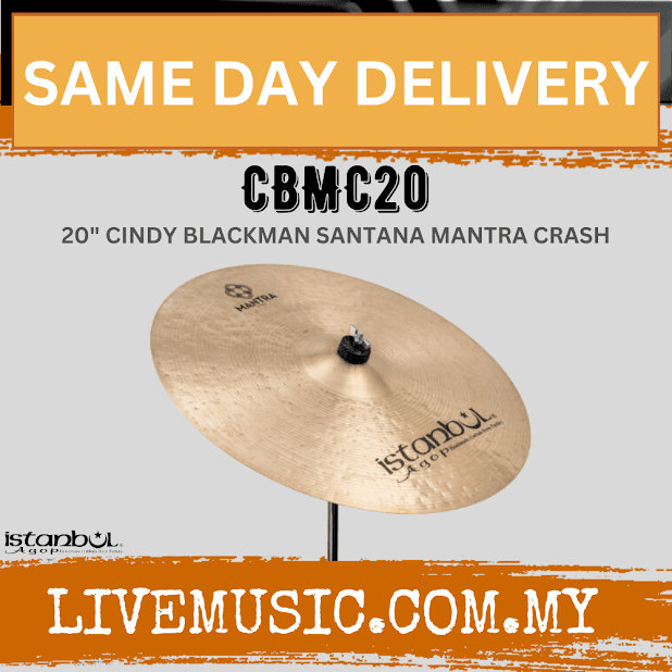 Istanbul Agop CBMC20 20" Cindy Blackman Santana Mantra Crash Cymbal ( CBMC-20 / CBMC 20 )