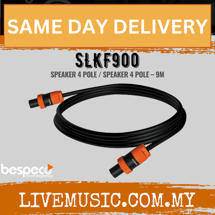 Bespeco SLKF900 Silos Series Passive Speaker 4 Poles Speaker Connector 9M ( SLKF 900 / SLKF-900 )