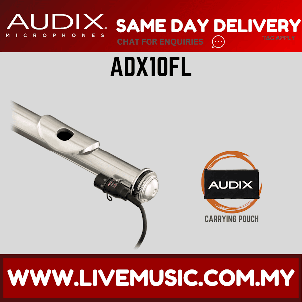 Audix ADX10FL Wireless Miniaturized Condenser Flute Microphone (ADX10-FL/ADX10 FL)