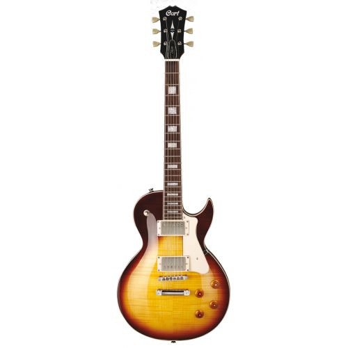 Cort CR250 Electric Guitar Jatoba Fretboard with Gig Bag - Aged Vintage Burst (CR-250/CR 250)