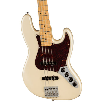 Fender Player Plus Jazz Bass Guitar, Maple Fretboard - Olympic Pearl