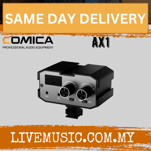 Comica CVM-AX1 3.5mm Dual Channel Audio Mixer (AX-1 AX 1)
