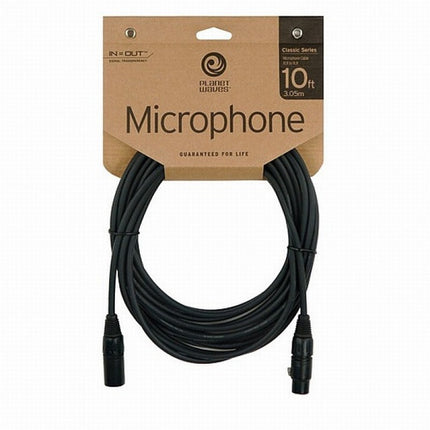 D'Addario Planet Waves PWCMIC-10 Classic Series XLR Microphone Cable, 10 feet (PW-CMIC-10/PWCMIC10)