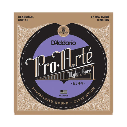 D'Addario EJ44 -Pro-Arté Nylon Classical Strings, Extra Hard Tension (DAddario)