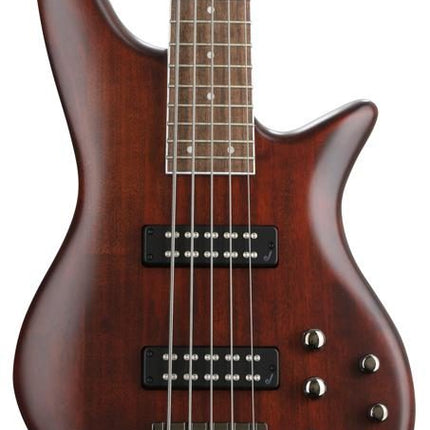 Jackson JS Series Spectra JS3V 5-String Bass Guitar, Laurel Fretboard - Walnut Satin (JS-3V/JS 3V)