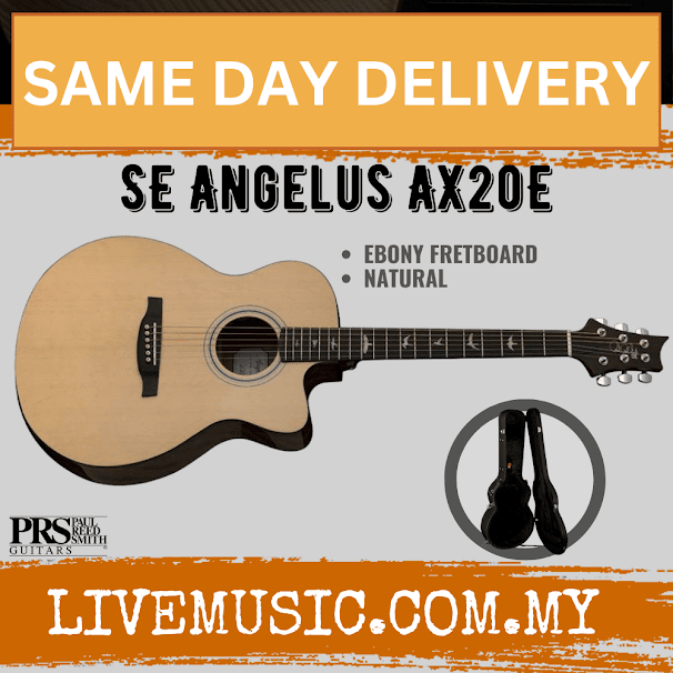 PRS SE Angelus AX20E Acoustic-Electric - Natural