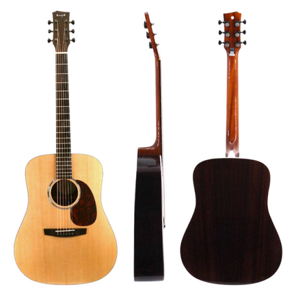 Enya ED-Q1e 41" Acoustic Guitar Solid Sitka Spruce Top & Transacoustic Pickup With Bag (EDQ1/EDQ1E)