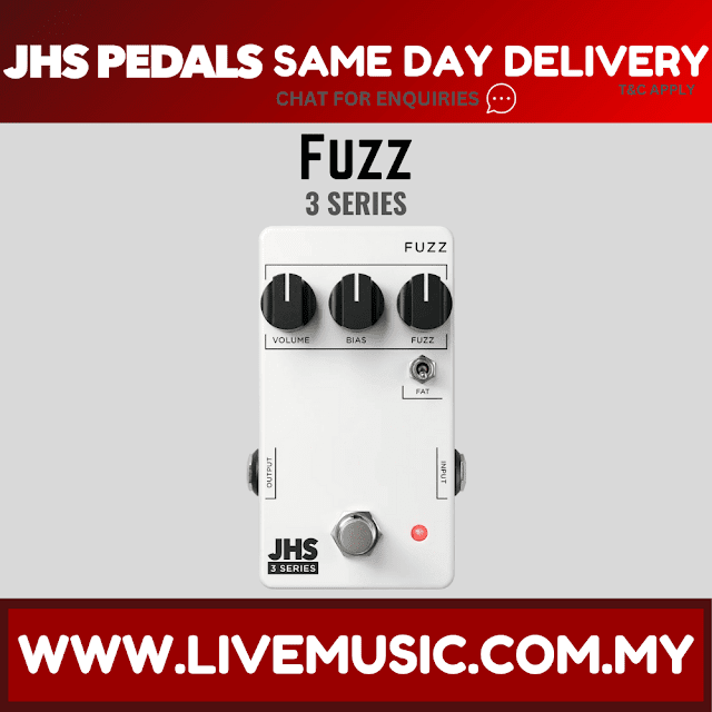 JHS 3 Series Fuzz Guitar Effects Pedal