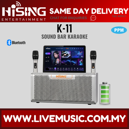 Hising K-11 Karaoke With Display KTV Screen ( K 11 K11 ) Replace K-10 K10