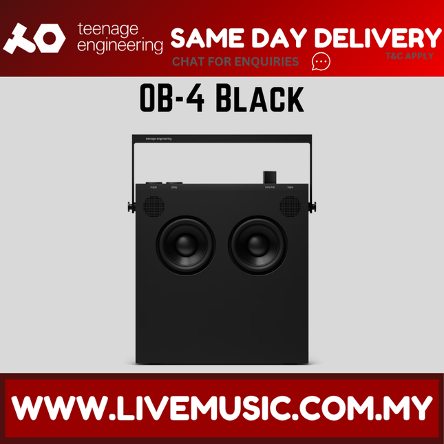 Teenage Engineering OB-4 Magic Radio Portable Speaker - Black ( OB4 OB 4 )