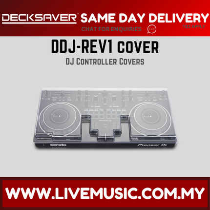 Decksaver DSLE-PC-DDJREV1 Le Pioneer Dj DDJ-REV1 Cover - ( DSLE PC DDJREV1 DSLEPCDDJREV1 )