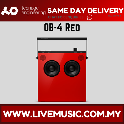 Teenage Engineering OB-4 Magic Radio Portable Speaker - Red ( OB4 OB 4 )