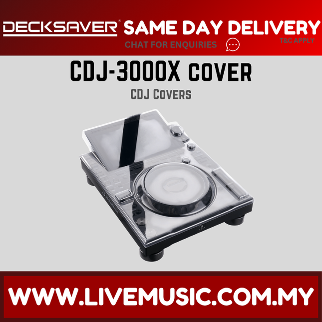 Decksaver DS-PC-CDJ3000X Alphatheta CDJ-3000X Cover - ( DS PC CDJ3000X DSPCCDJ3000X )