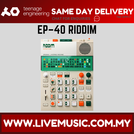 Teenage Engineering EP-40 Riddim Portable Sampler & Sequencer ( EP40 EP 40 )